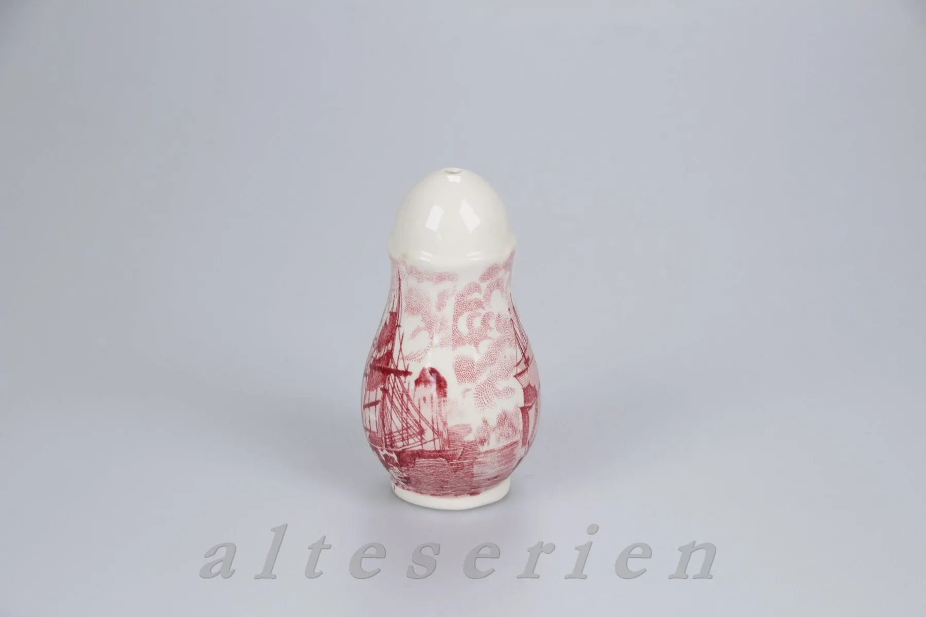 Pfefferstreuer - Palissy Thames River Scenes rot /red