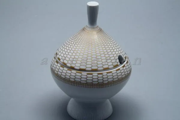 Konfitürendose Marmeladendose - Krautheim Chatlaya Goldnetz