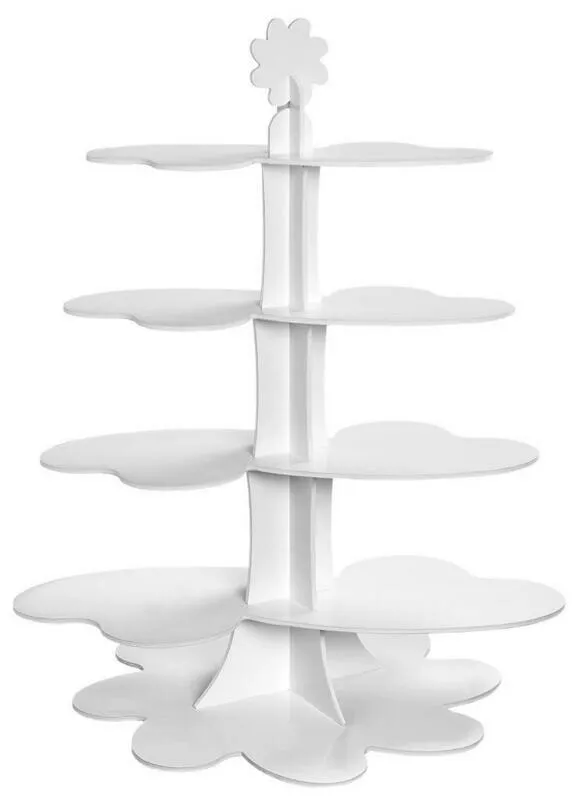 Scopri l'Alzata Cloud Finger Food 75 cm Bianco — Tirolix