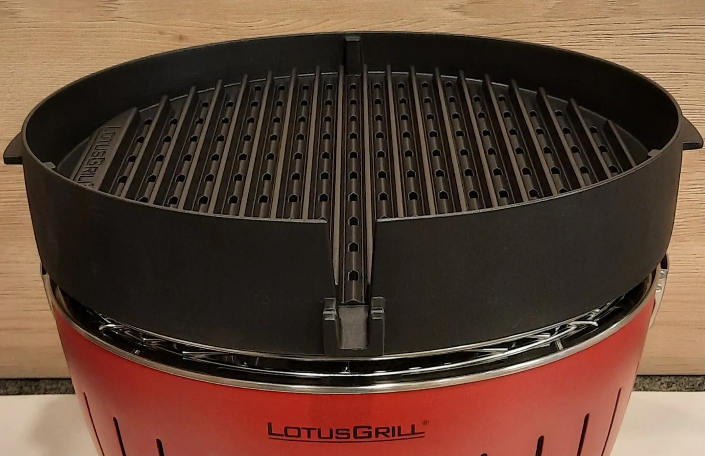 Guss-Grillrost 34cm gleichmäßige Hitzeverteilung, antihaft
