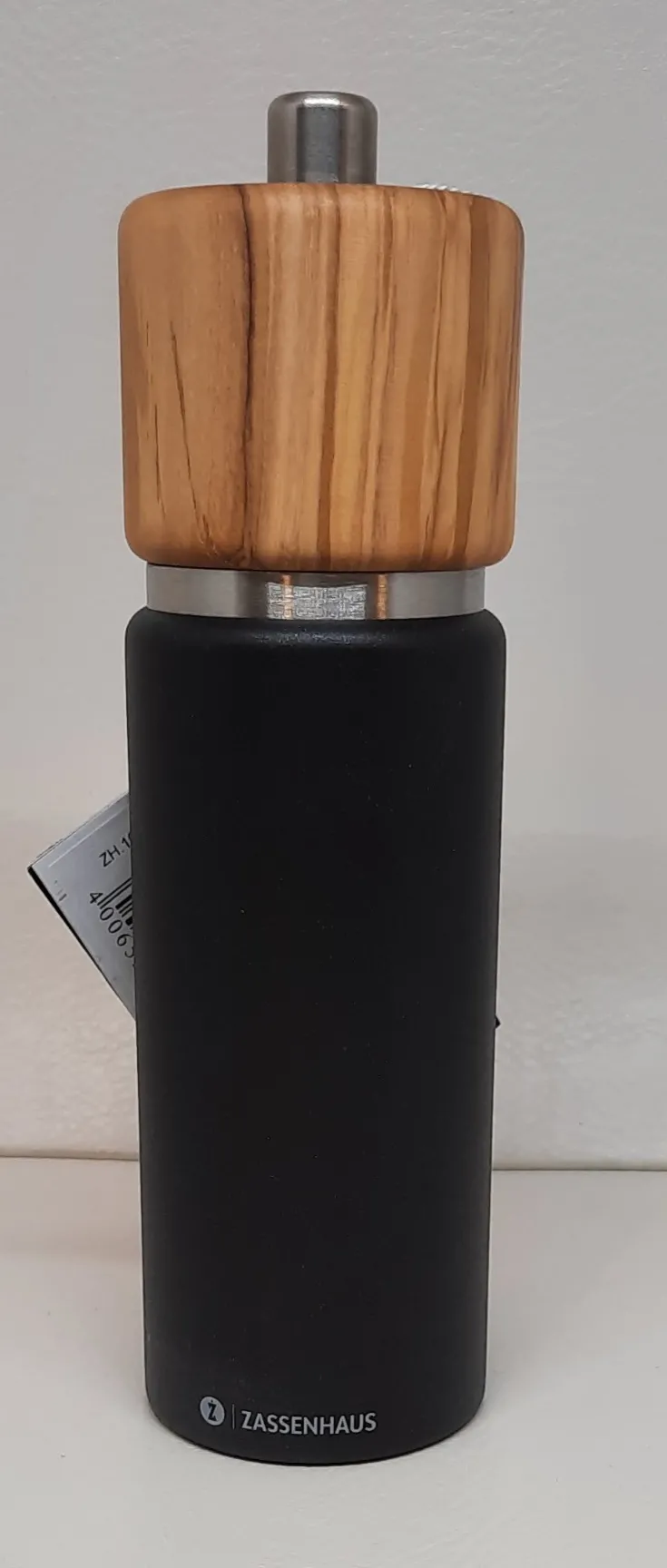 Salzmühle HANNOVER 18 cm gusseisen / Olivenholz Keramikmahlwerk