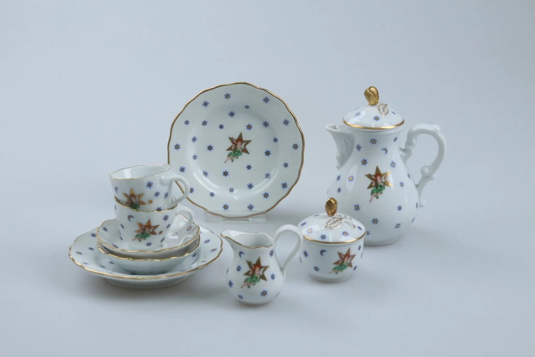 Kaffeekern 7-teilig Miniaturausgabe - Hutschenreuther Maria Theresia Angel