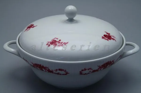 Ragout / Terrine H 18 cm - Seltmann Weiden Friederike Rote Rosenranke