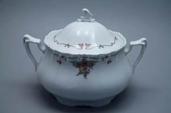 Ragout / Terrine - Königl. pr. Tettau Ariadne Dekor 2845