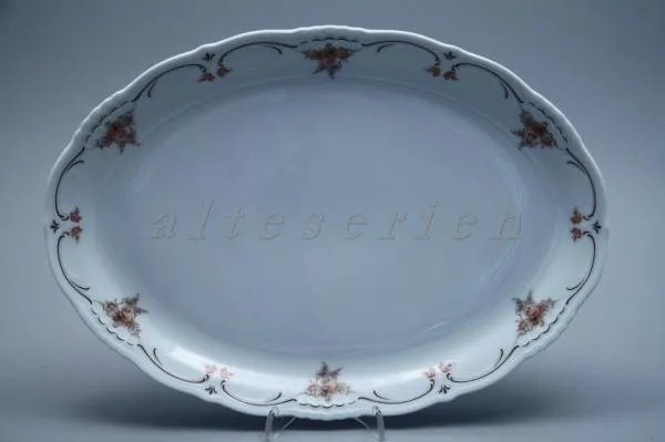 Fleischplatte klein - Königl. pr. Tettau Ariadne Dekor 2845