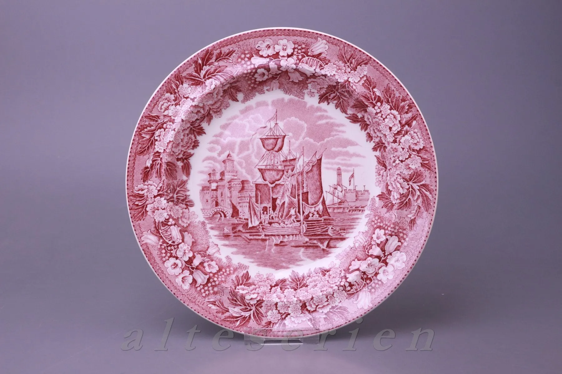 Suppenteller - Wedgwood Ferrara violett