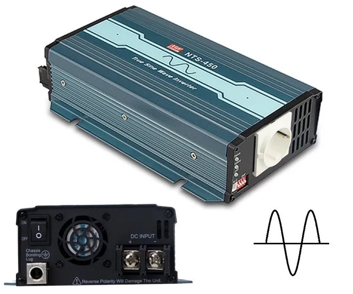 DCAC Wechselrichter 24V auf 230V  450W Dauer Peak 900W echter Sinus NTS