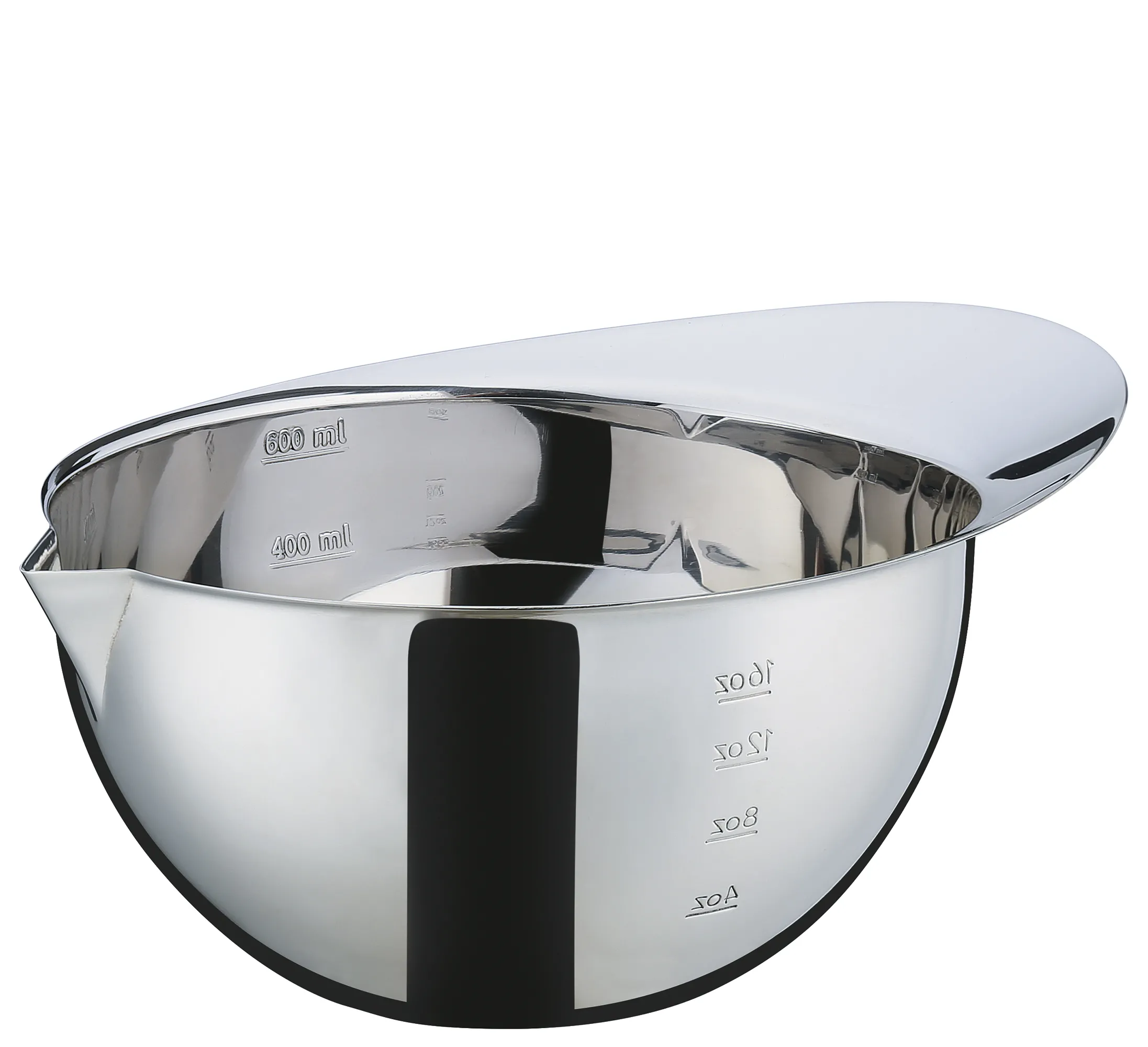 Edelstahl Mess-Schüssel 600 ml Perfekt zum Verrühren und Abmessen von kleinen