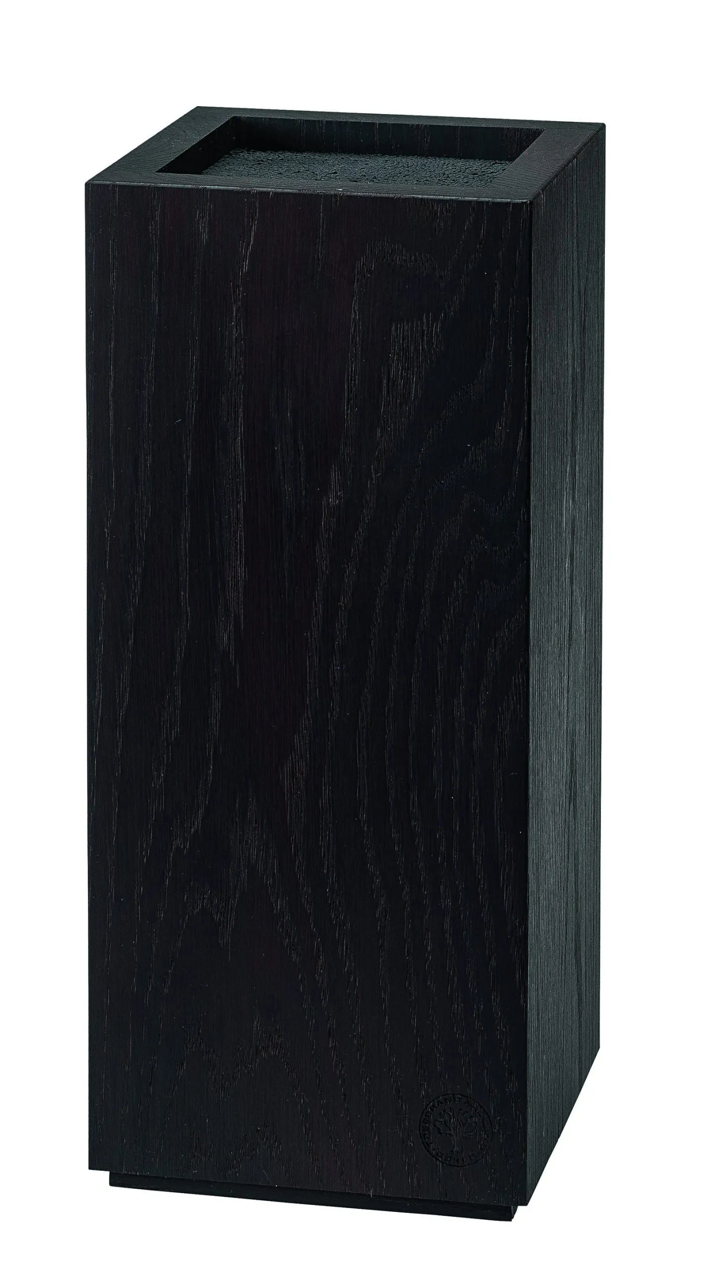 Böker Messerblock Square Räuchereiche Messerblock mit mit Bürsteneinsatz 8 Magnete