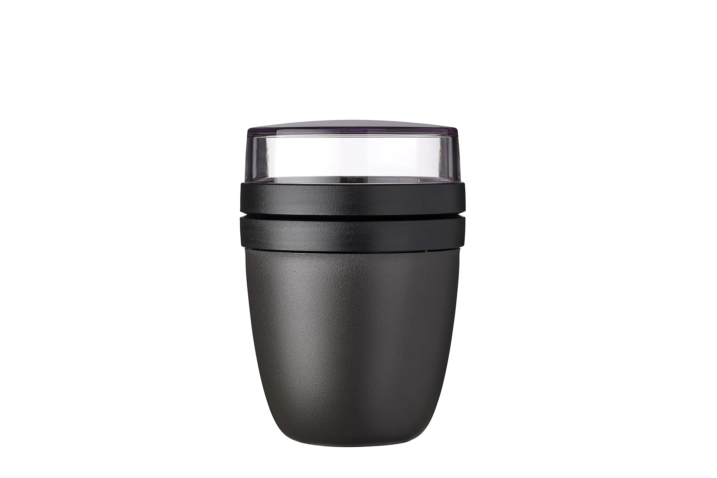 Lunch pot ellipse - nordic black 2 Behälter: 500 ml (mikrowellengeeignet)& 200 ml