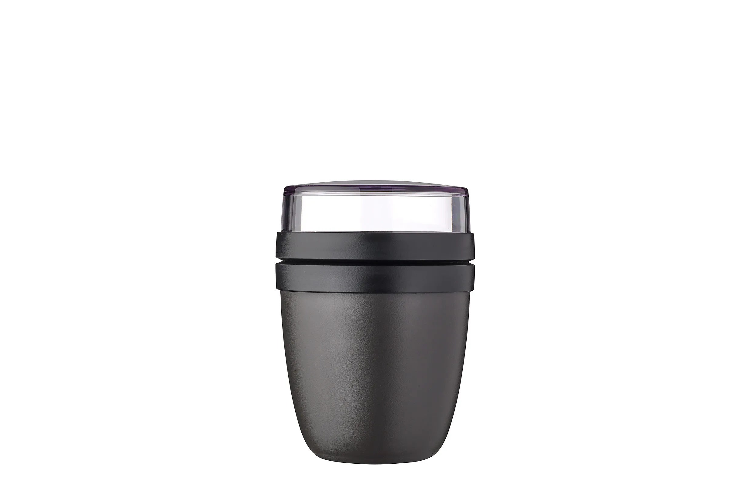 Lunchpot ellipse mini - nordic black Praktischer Suppenbecher,Joghurtbecher/Müslibecher
