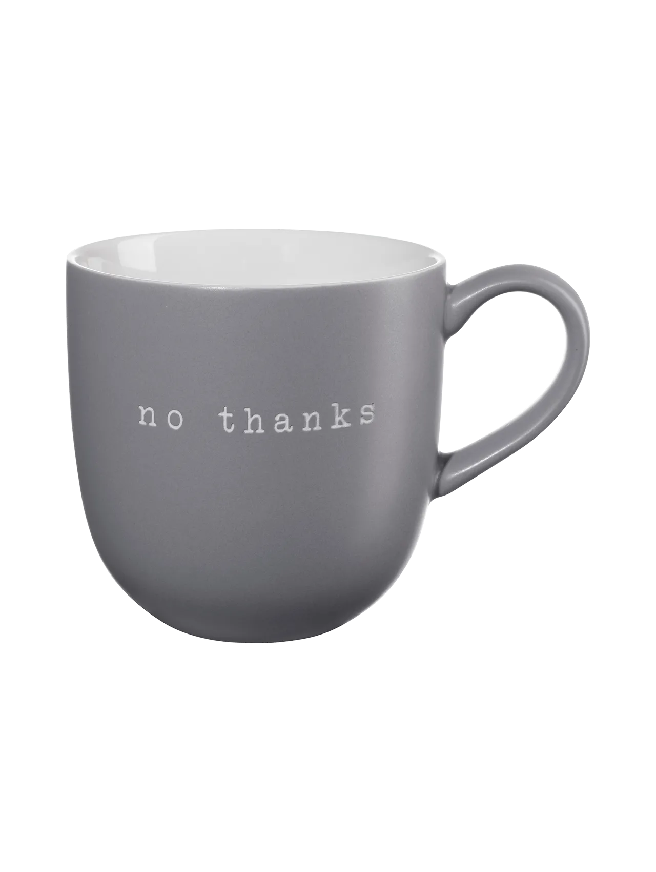 Henkelbecher 0,35l no thanks 9,5cm hoch