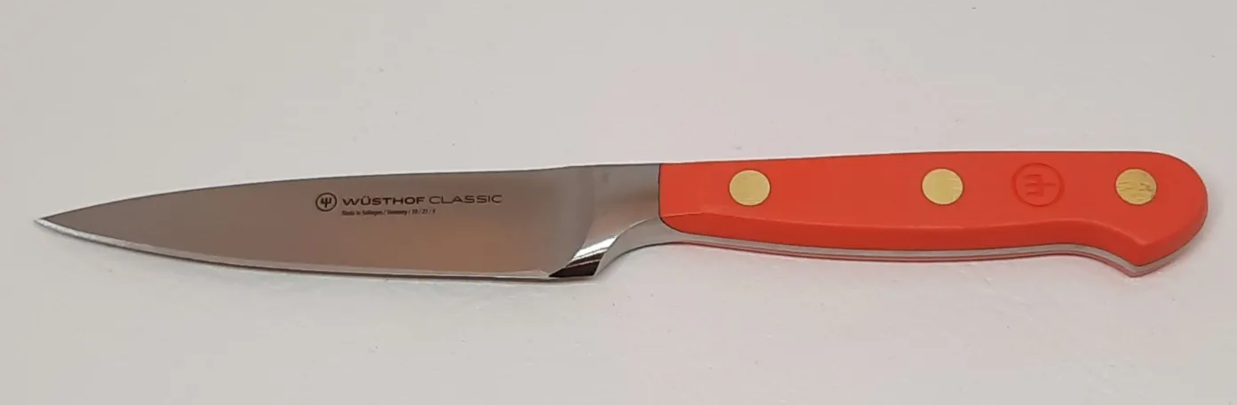 Gemüsemesser 8 cm CLASSIC pink himalayan salt geschmiedeter Stahl