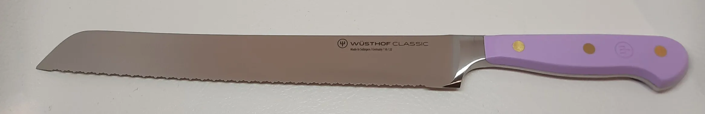 Classic Brotmesser 23 cm  mit Präzisions-Doppel- welle purple yam