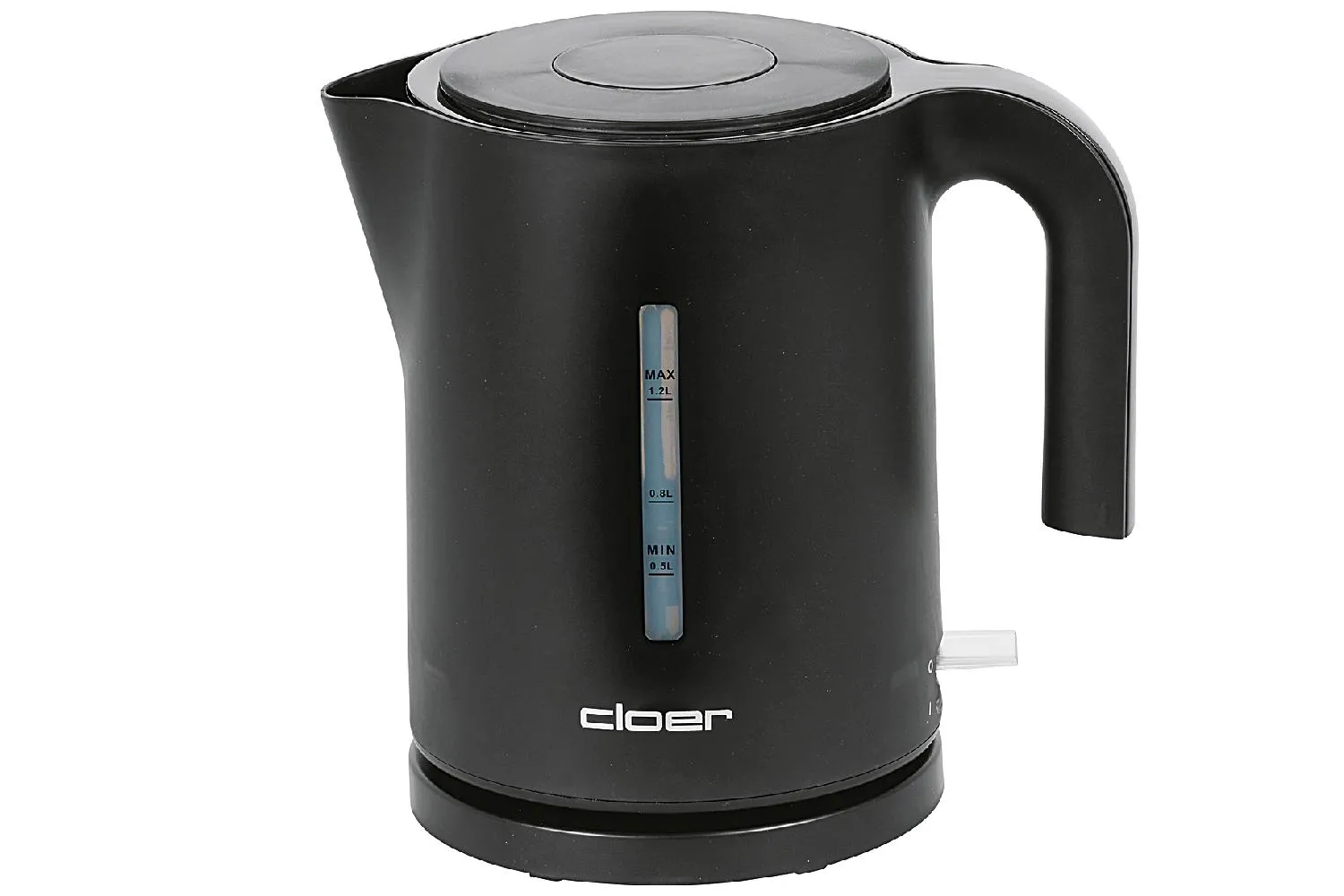 CLOER Wasserkocher 4120 1,2 l 2000Watt schwarz Fassungsvermögen: 1,2 l, verriegelter Sicherheitsd