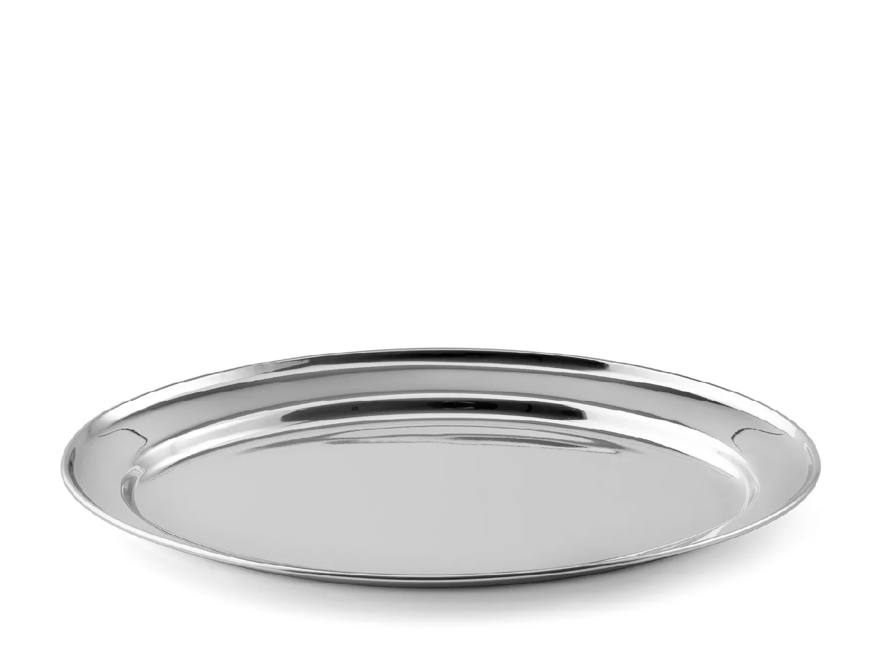 Servierplatte oval 45 cm klassische, ovale Form  -  bordierter Rand