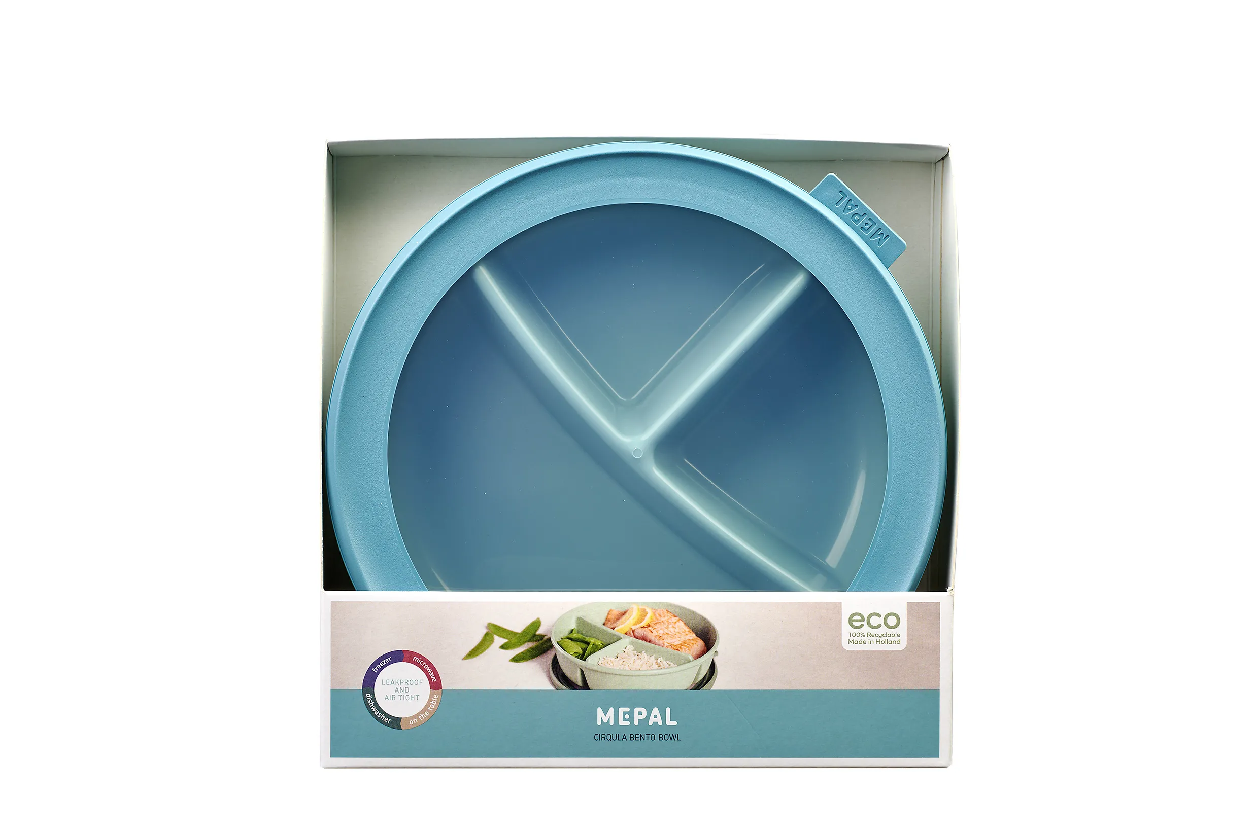 Bento Bowl Cirqula (250+250+500 ml) - Nordic blue