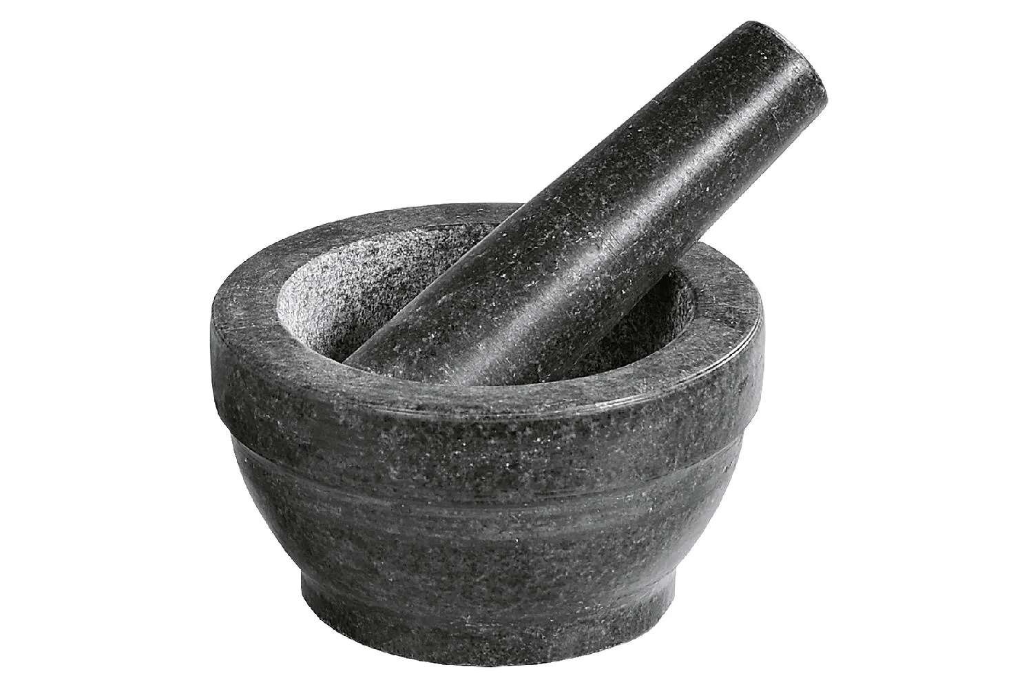 Mörser 16 cm Granit mit Schlegel