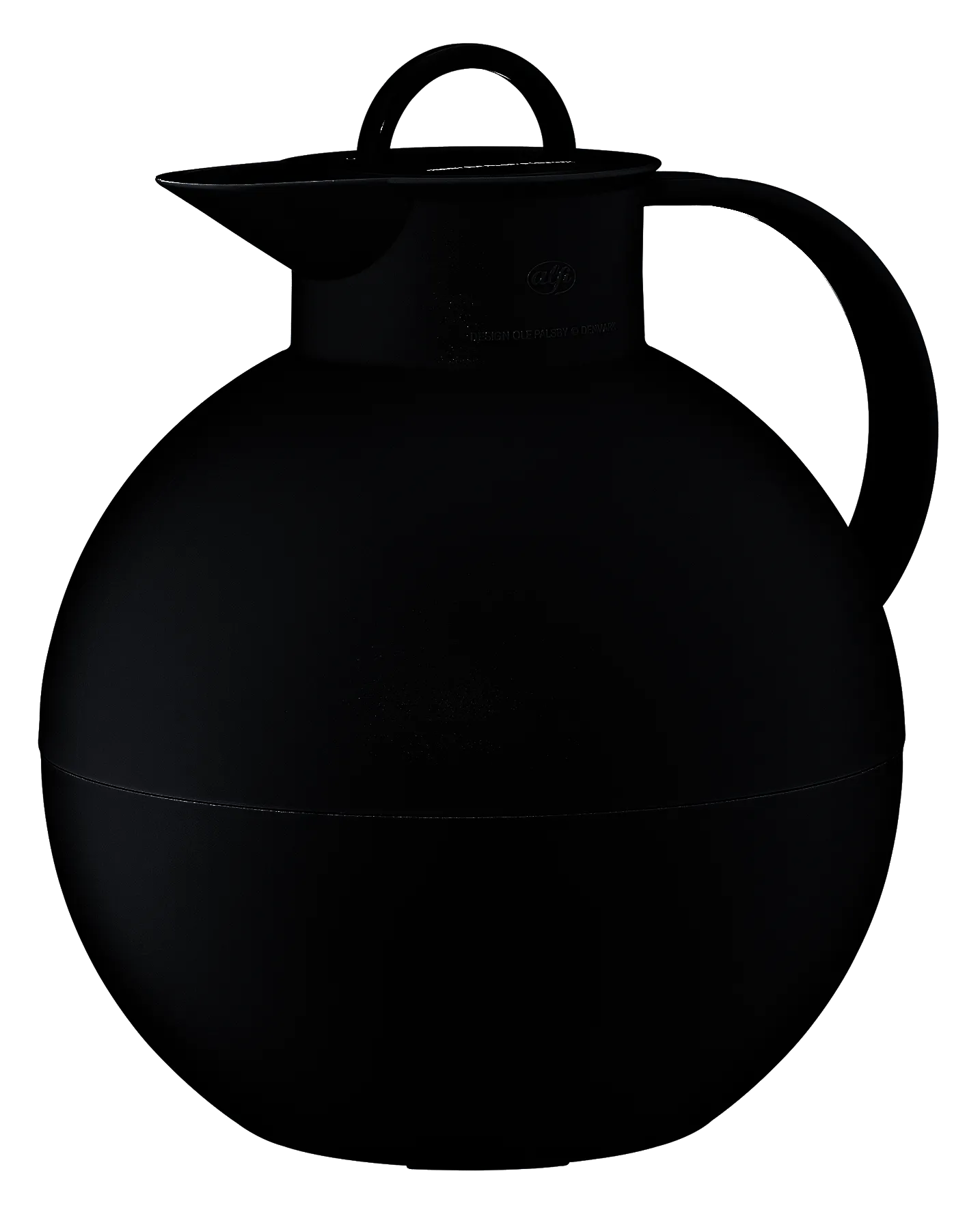 Isolierkanne KUGEL velvet black mat 0,94l für Kaffee oder Tee