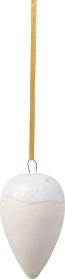 Winter Glow Ornament Tropfen, 5x5x8 cm Weihnachten