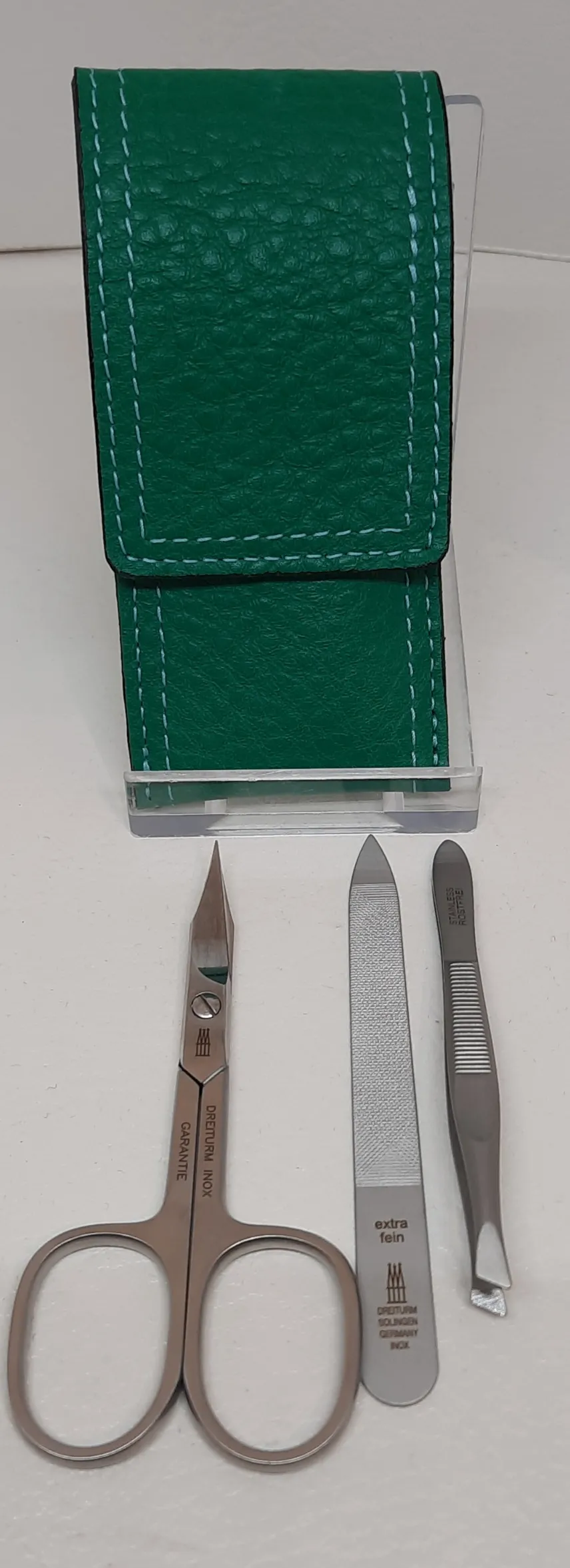 Maniküretui R Sat grün 3tlg.