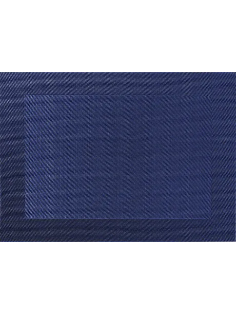 Tischset, deep blue 46 x 33 cm, mit gewebtem Rand