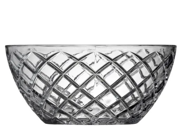 Lyngby Glas Sorrento Salatschüssel Dia 24 cm Klar