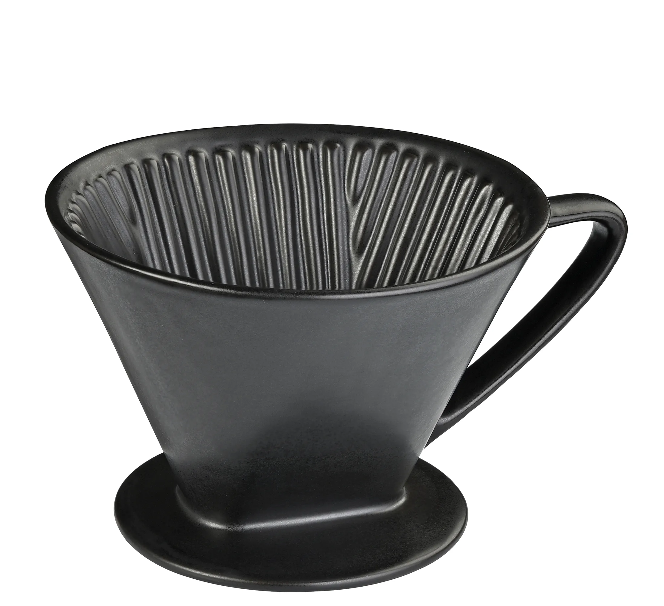 Kaffeefilter Gr. 4 schwarz matt Cilio