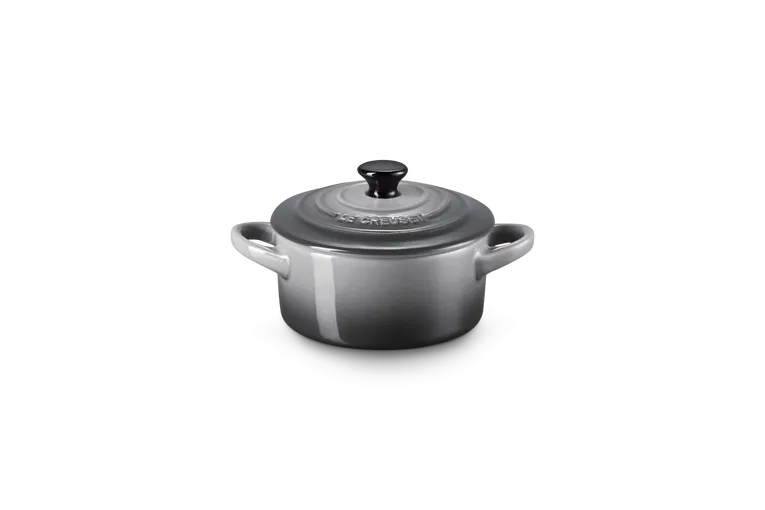 Mini Cocotte FLINT rund 10 cm mit Deckel flint,0,25l