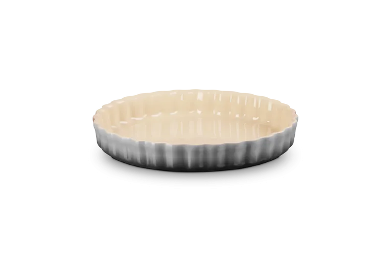 Tarteform Tradition 28 cm flint/creme, Steinzeug ofenfest,2,1l