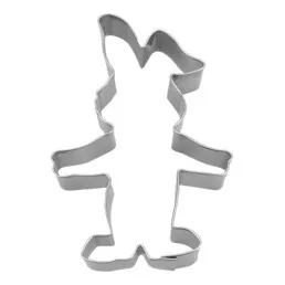 Ausstecher Mandelhase 8 cm Edelstahl  rostfrei  spülmaschinengeeignet