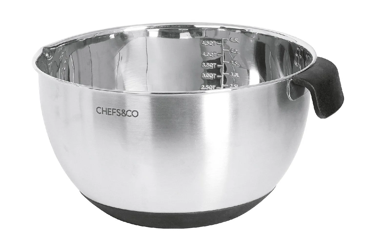 CHEFS&CO Edelstahl-Küchenschüssel Excellence Plus  24 cm