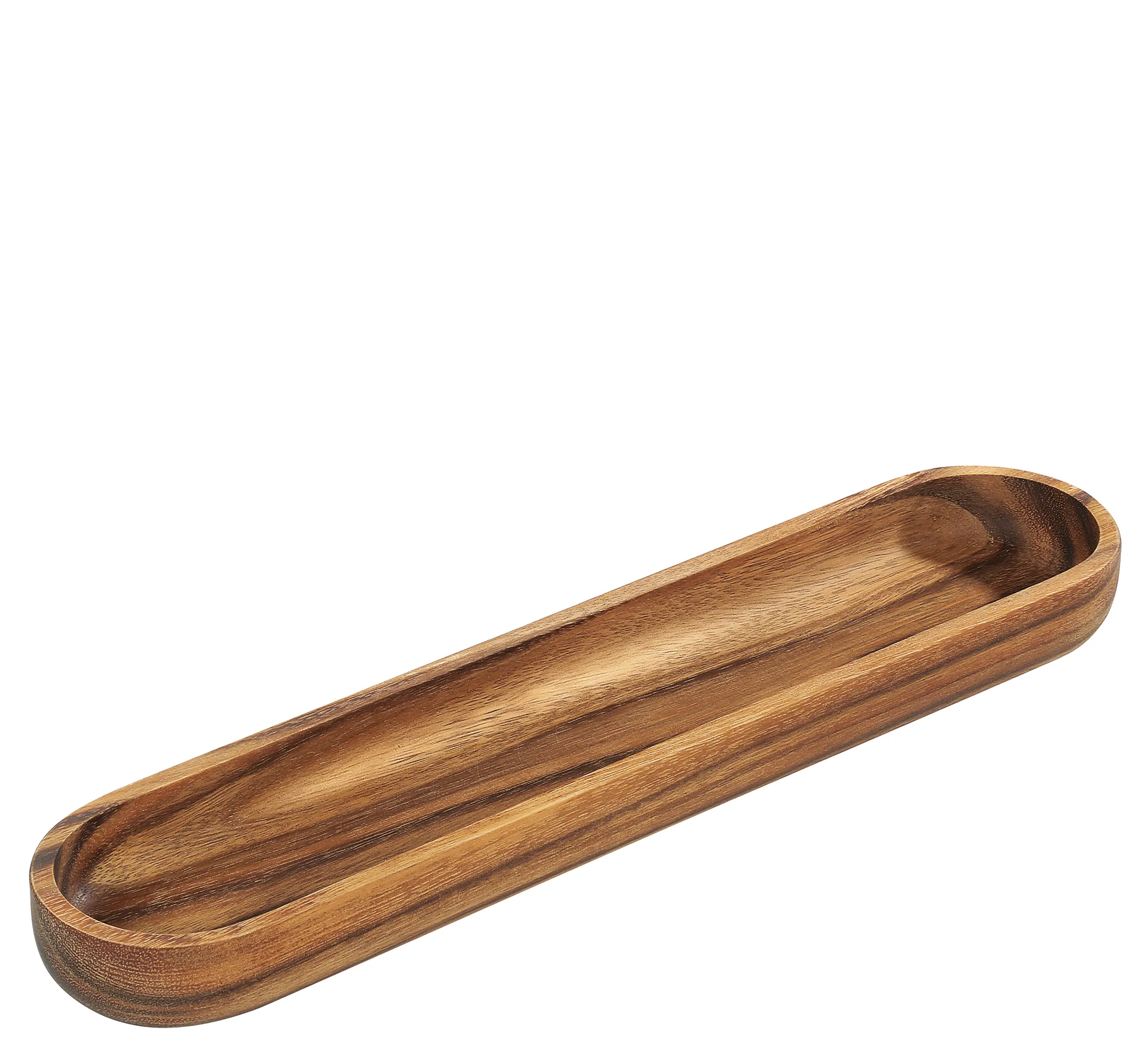 Baguette-/Servierschale Akazie 45 X 9,5 x 4 cm