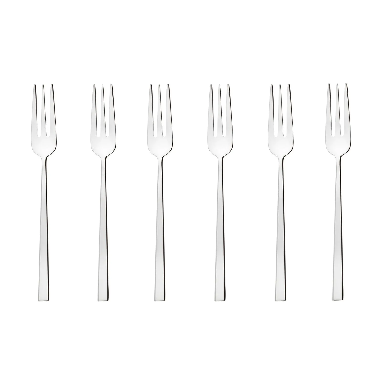 Kuchengabeln ROCK 6 Stück Edelstahl  rostfrei  spülmaschinengeeignet