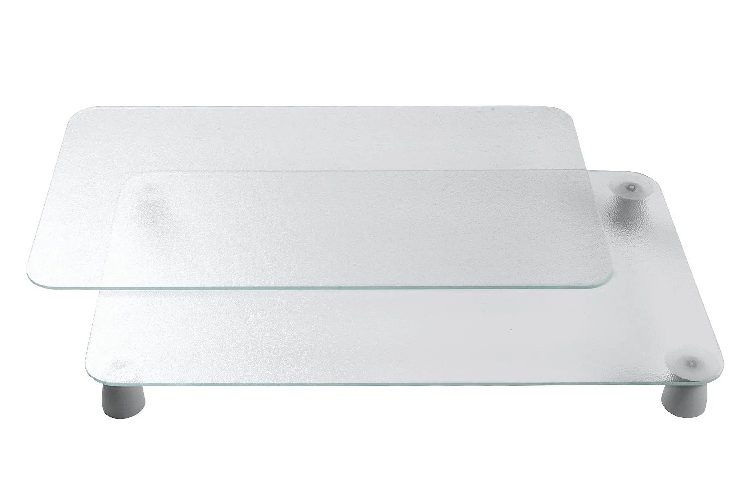 Glasabdeckplatte f.Herde 2er Set 52X30 cm