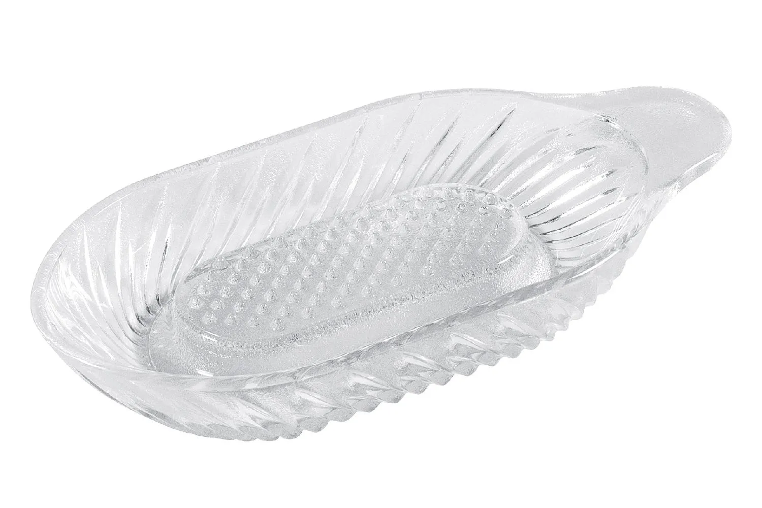 BORGONOVO Obstreibe Glas oval Glas, oval, geschmacksneutral