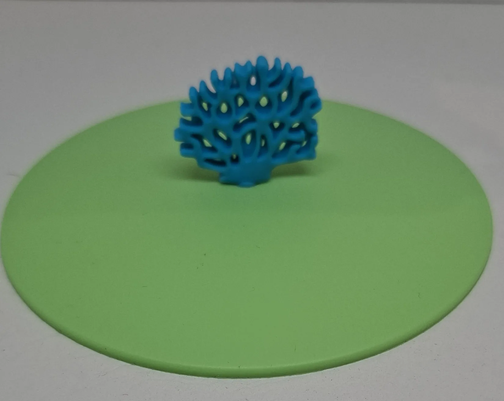 Silikonabdeckung Koralle Fächer für Gläser