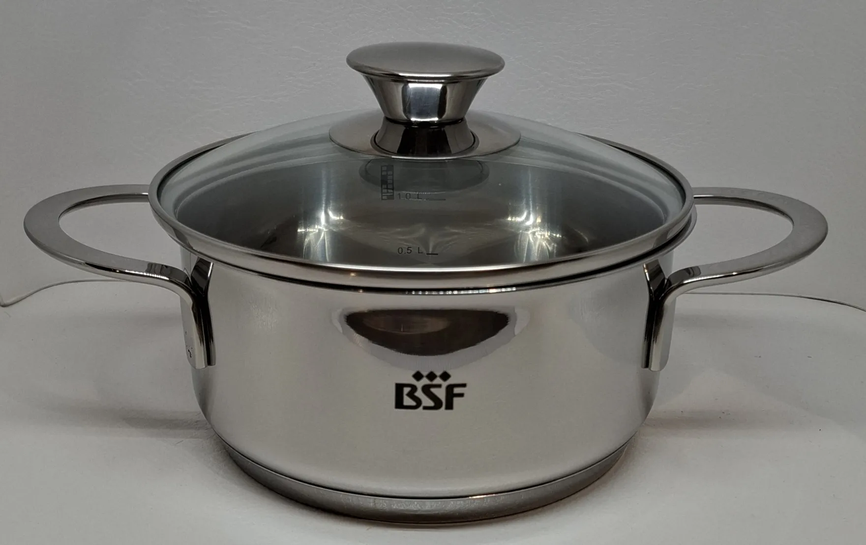 BSF Bordeaux Bratentopf 16 cm, 18/10 Edelstahl für alle Herdarten geeignet