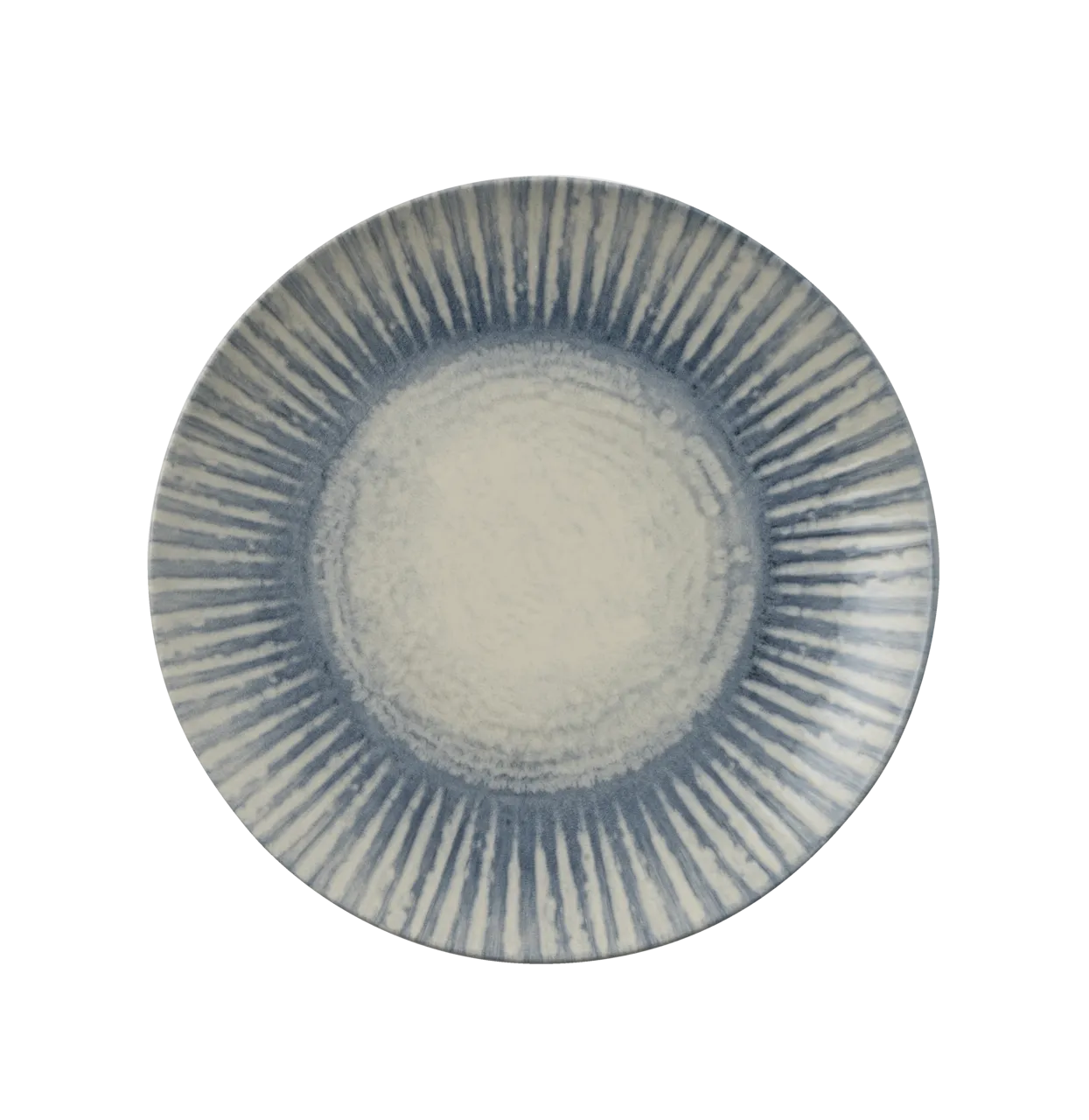 Teller flach 20cm, SUNLIGHT BLUE Arthur Krupp, Steinzeug