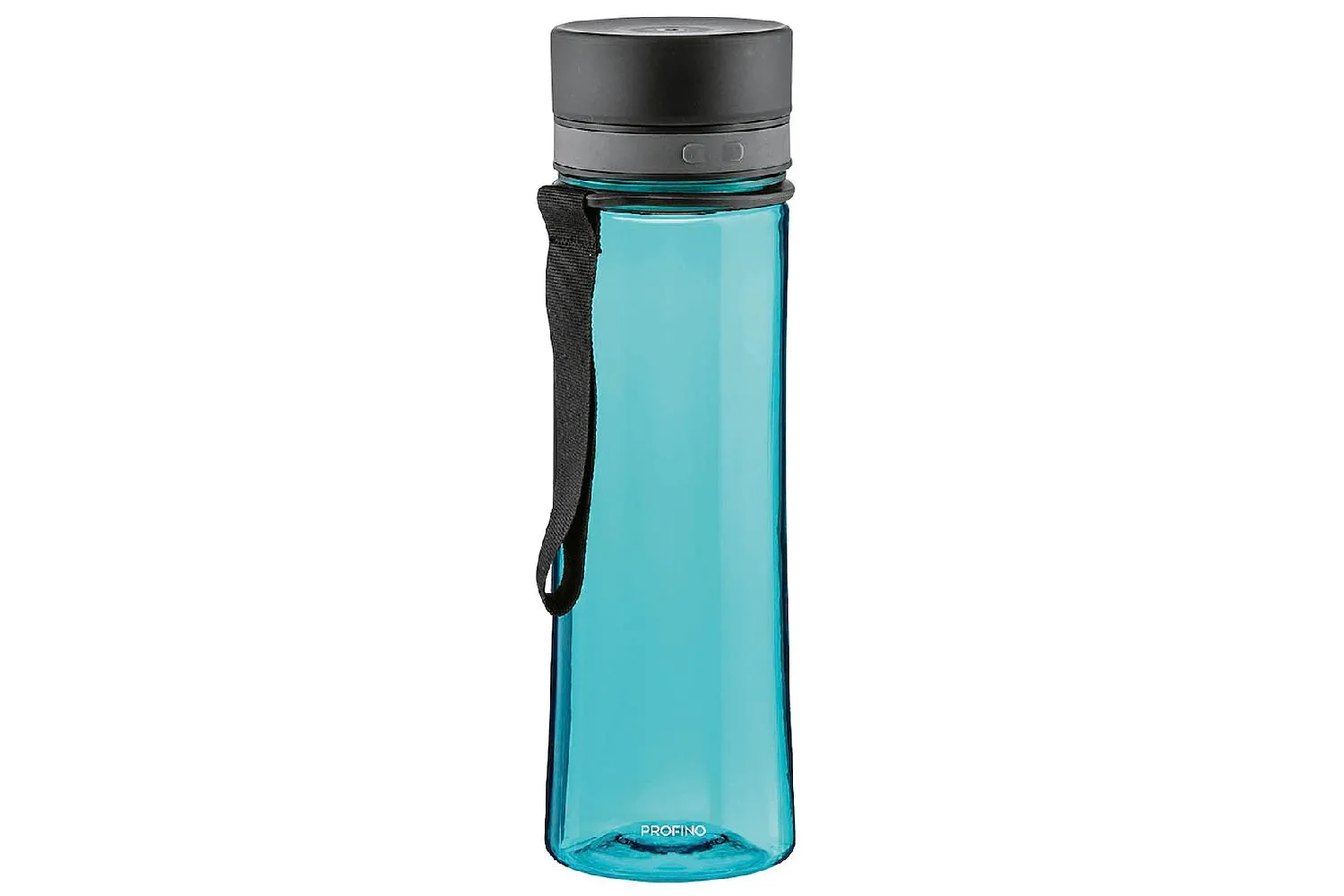PROFINO Trinkflasche Infuze 600ml blau Tritan, 2-teiliger Schraubverschlussdeckel