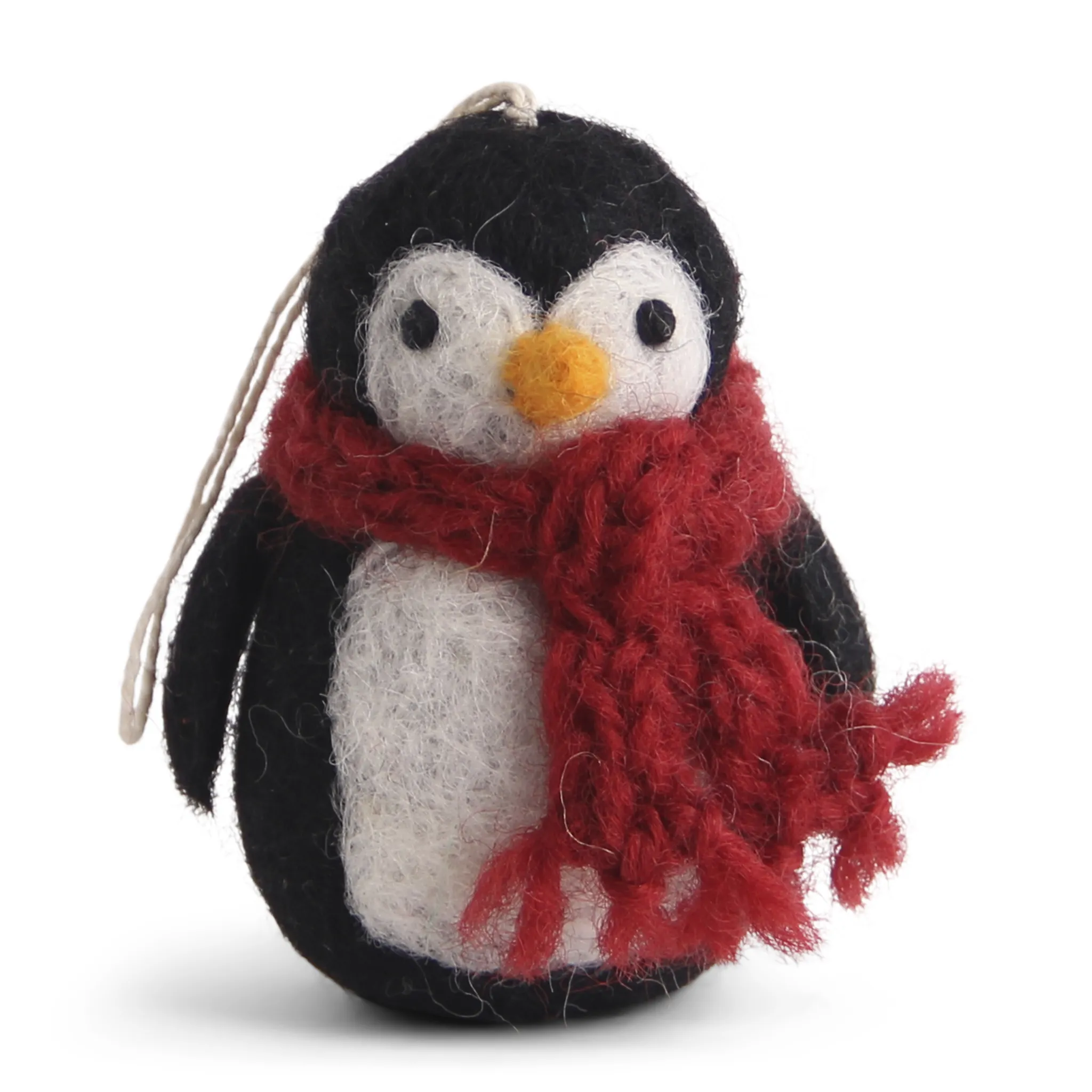 Pinguin mit Schal 7cm Filz