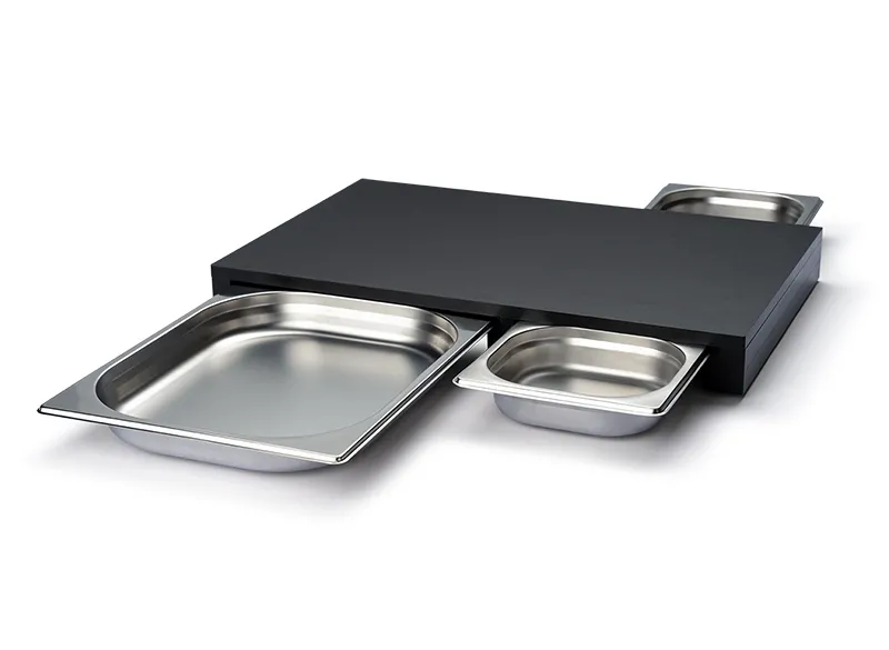 Multifunktionsbrett, Duracore schwarz   49,5x32,6x5cm