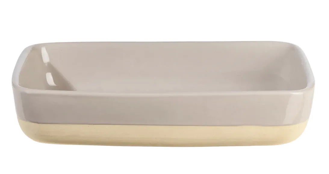 Auflaufform rechteckig, nude 21x14x4,3