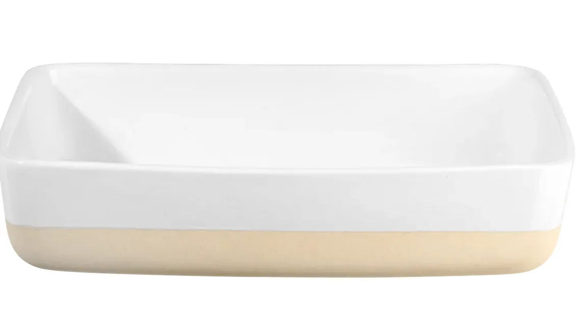 Auflaufform rechteckig, weiß 28,5x20x6