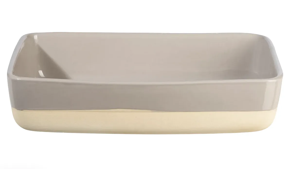 Auflaufform rechteckig, nude 28,5 x 20 x 6 Keramic