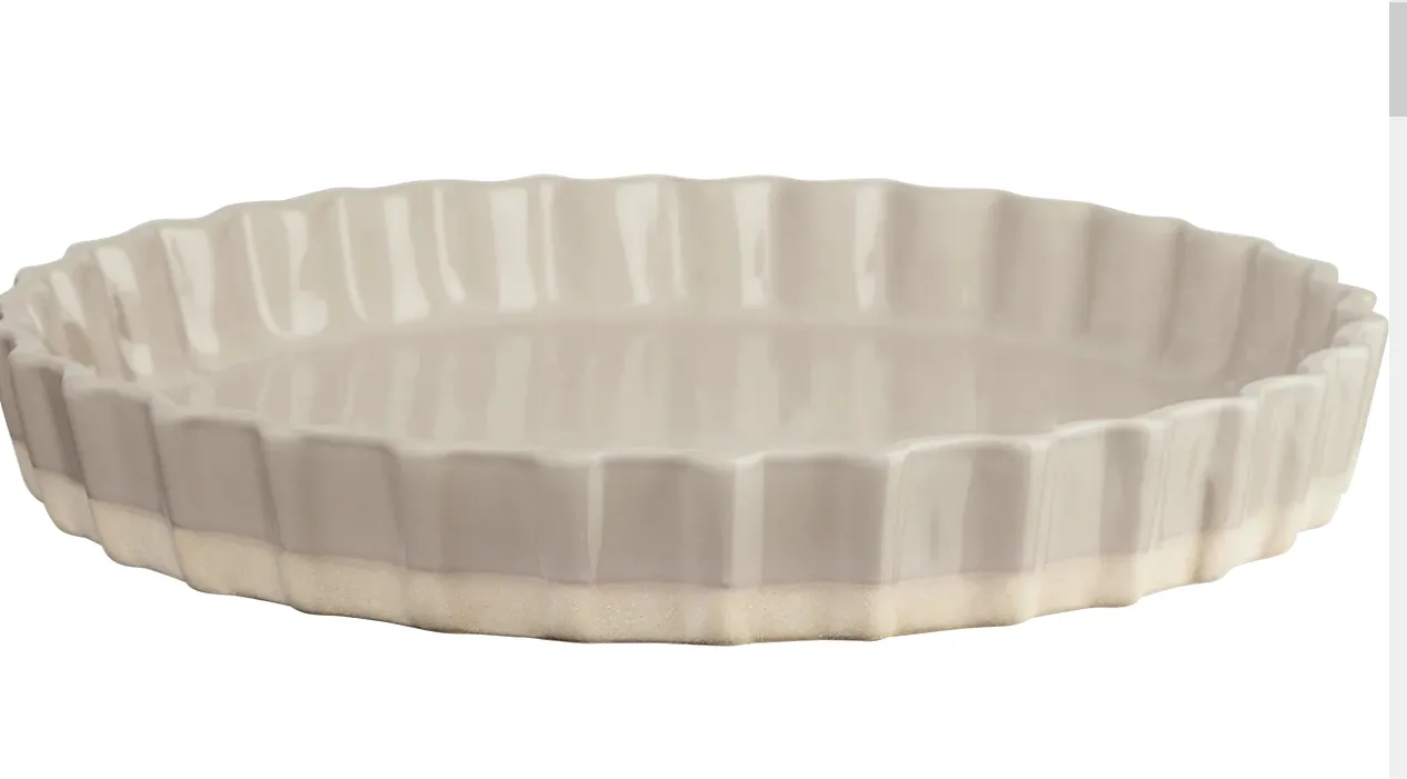 Tarteform, nude 30cm Keramik