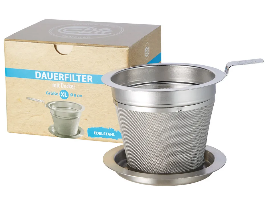 Edelstahlfilter XL Cha Cult cm H7,9cm