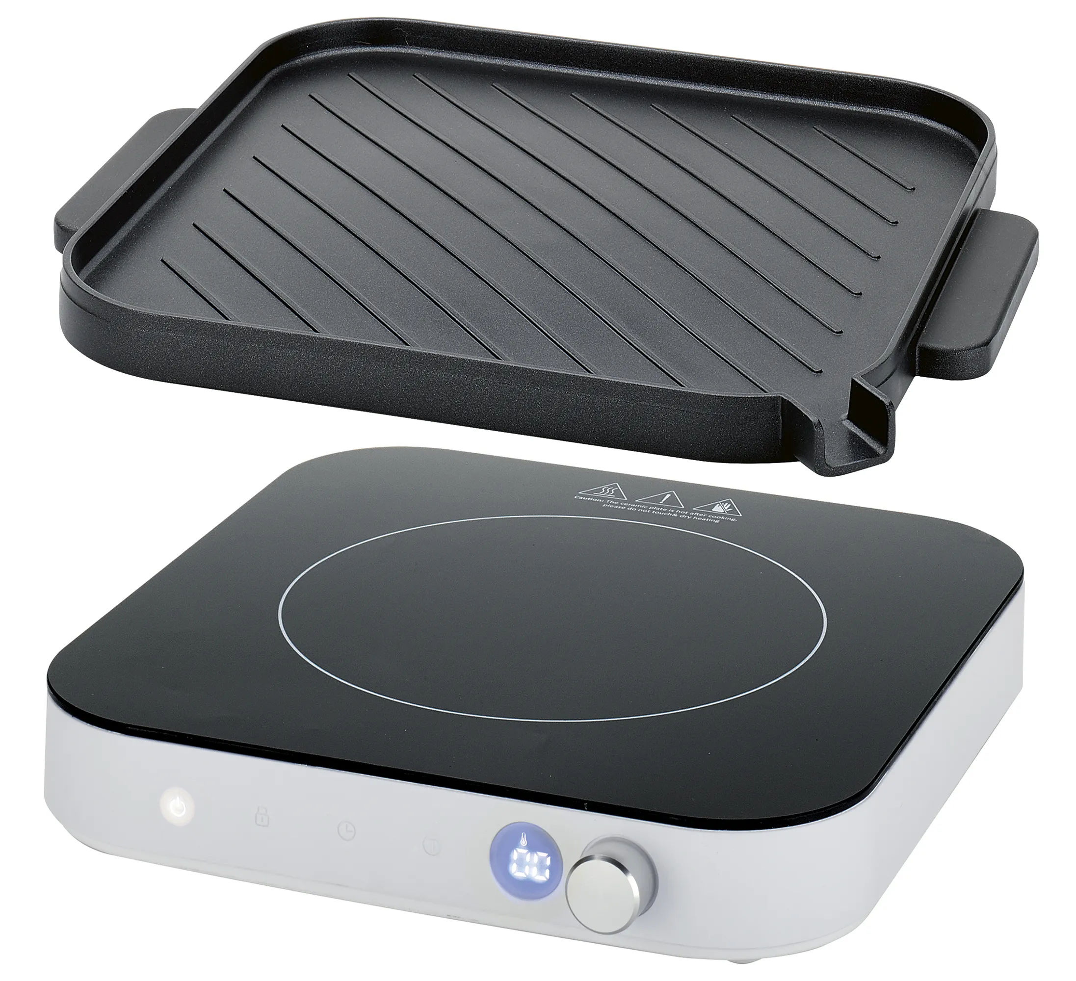 Induktionsgrill-Kochplatte SPIRIT Leistungsstarke Induktionsspule