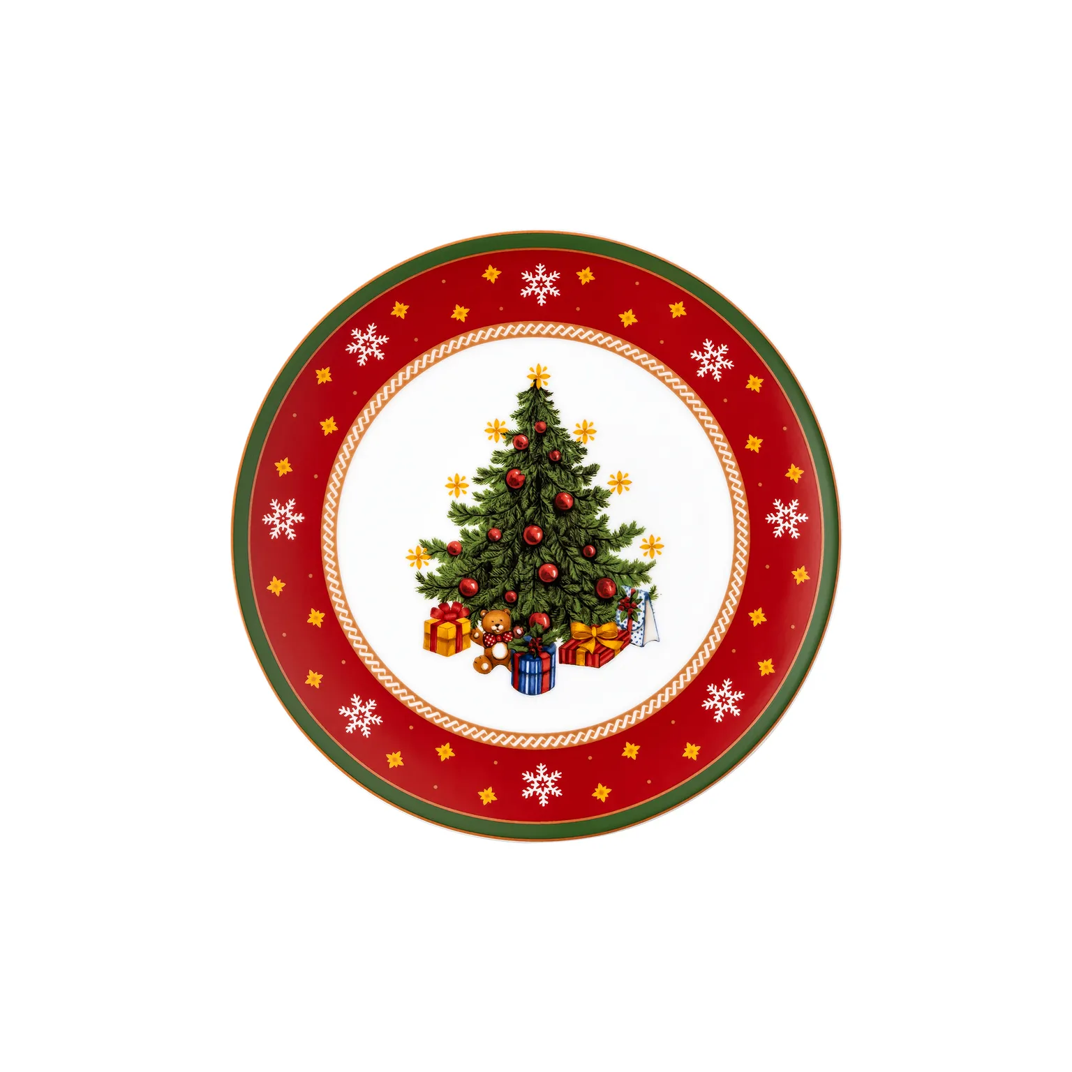 Frühstücksteller 22cm HAPPY WINTERTIME Porzellan
