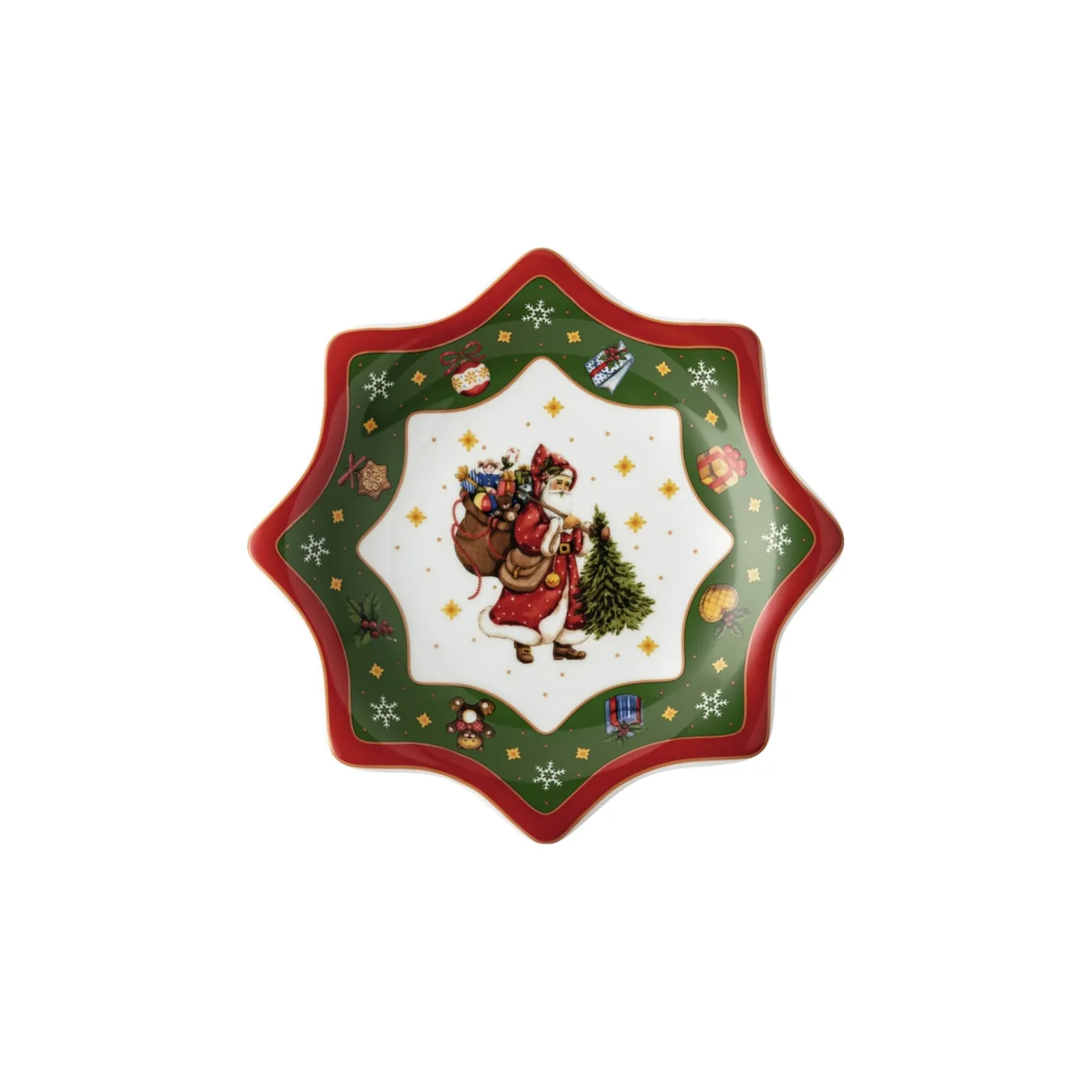 Sternschale 20cm HAPPY WINTERTIME Porzellan